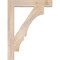 Ekena Millwork Balboa Block Smooth Bracket, Douglas Fir, 3 1/2"W x 24"D x 32"H BKT04X24X32BOA05SDF - alternate 4